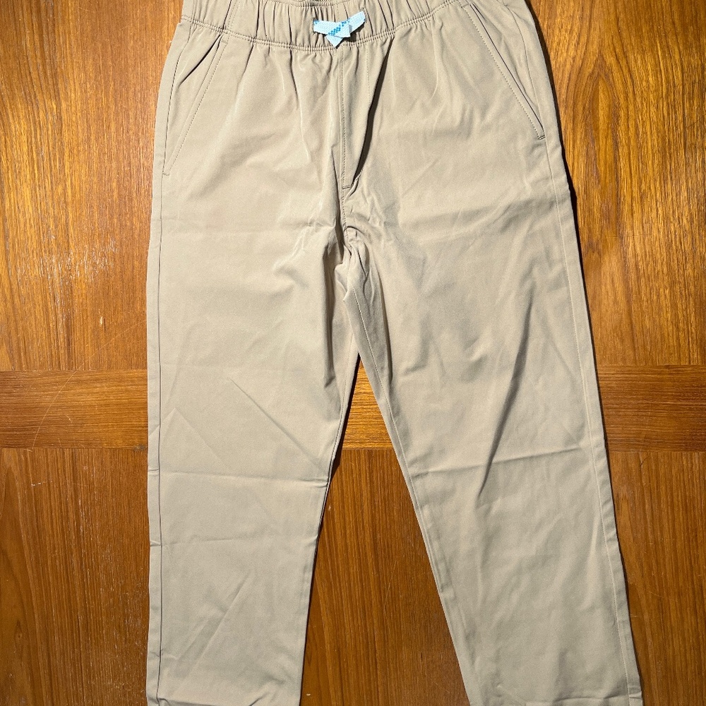 NWT J Crew Crewcuts Active Boys Lightweight Drawstring Khakis 12